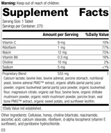 Supplement Facts Drenamin Rev 01