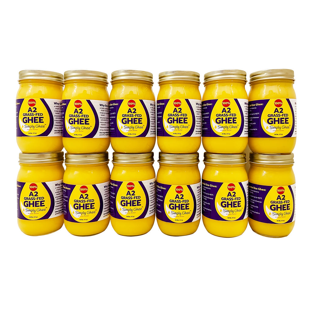 A2 Grassfed Non-GMO Ghee 16oz - Case of 12