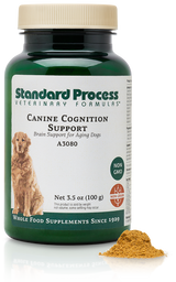 Canine cognition support bottle
