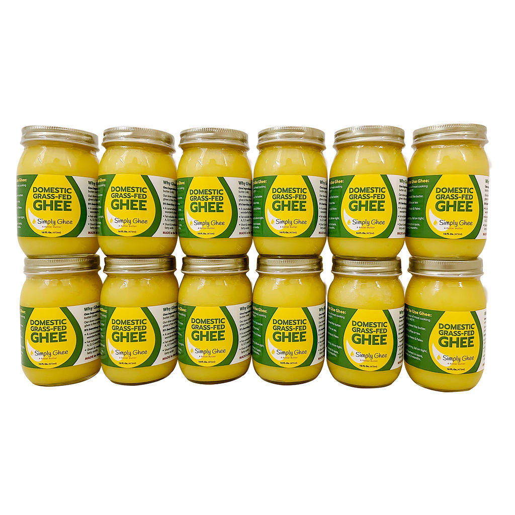Domestic Grassfed Ghee 16oz - Case of 12