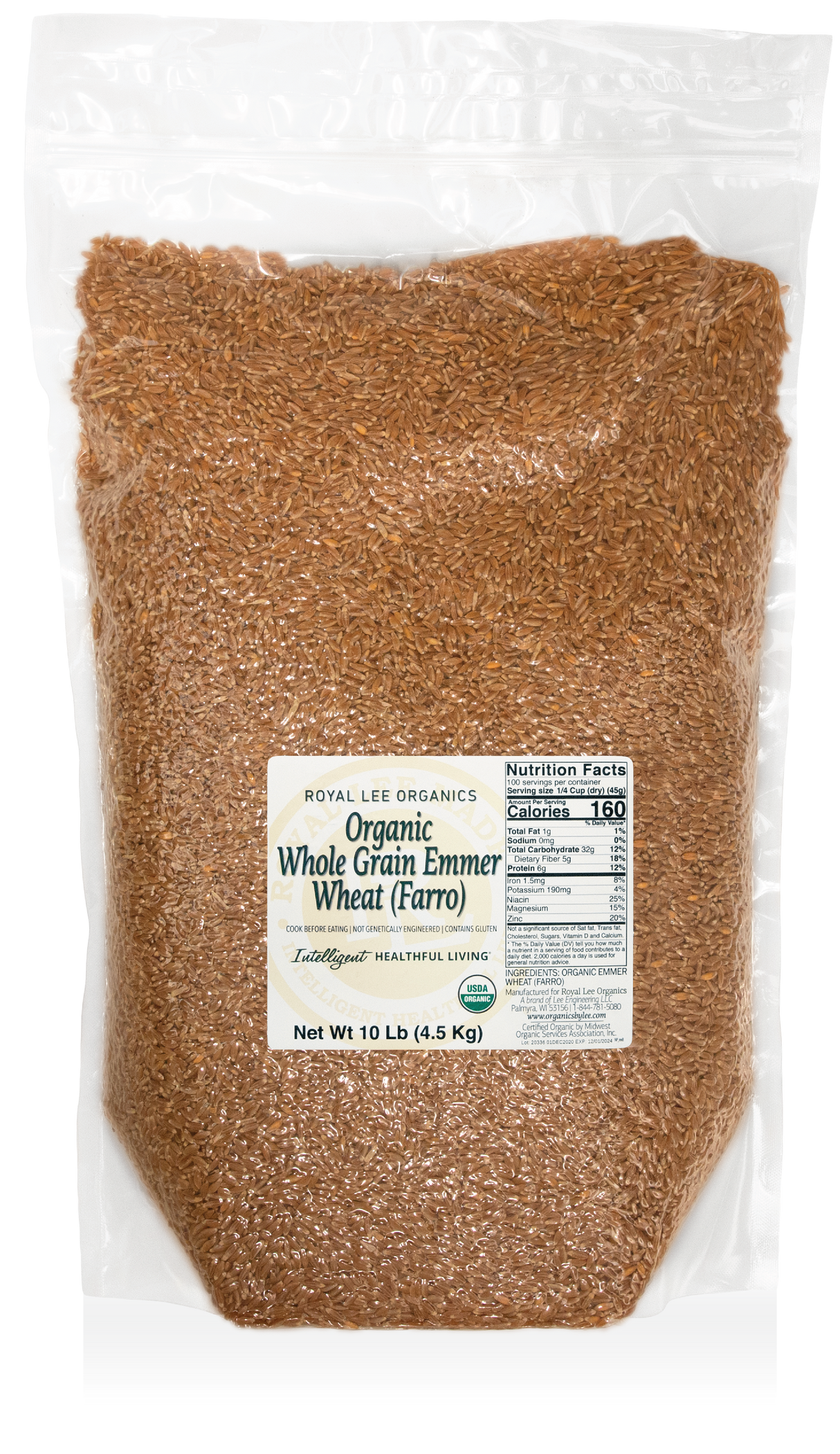 Emmer, 10lb poly bag