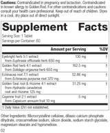 Rev 01 Supplement Facts Image